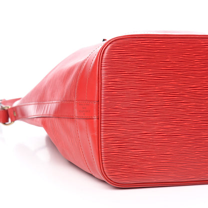 Louis Vuitton Epi Noe Castillan Red 7 of 9