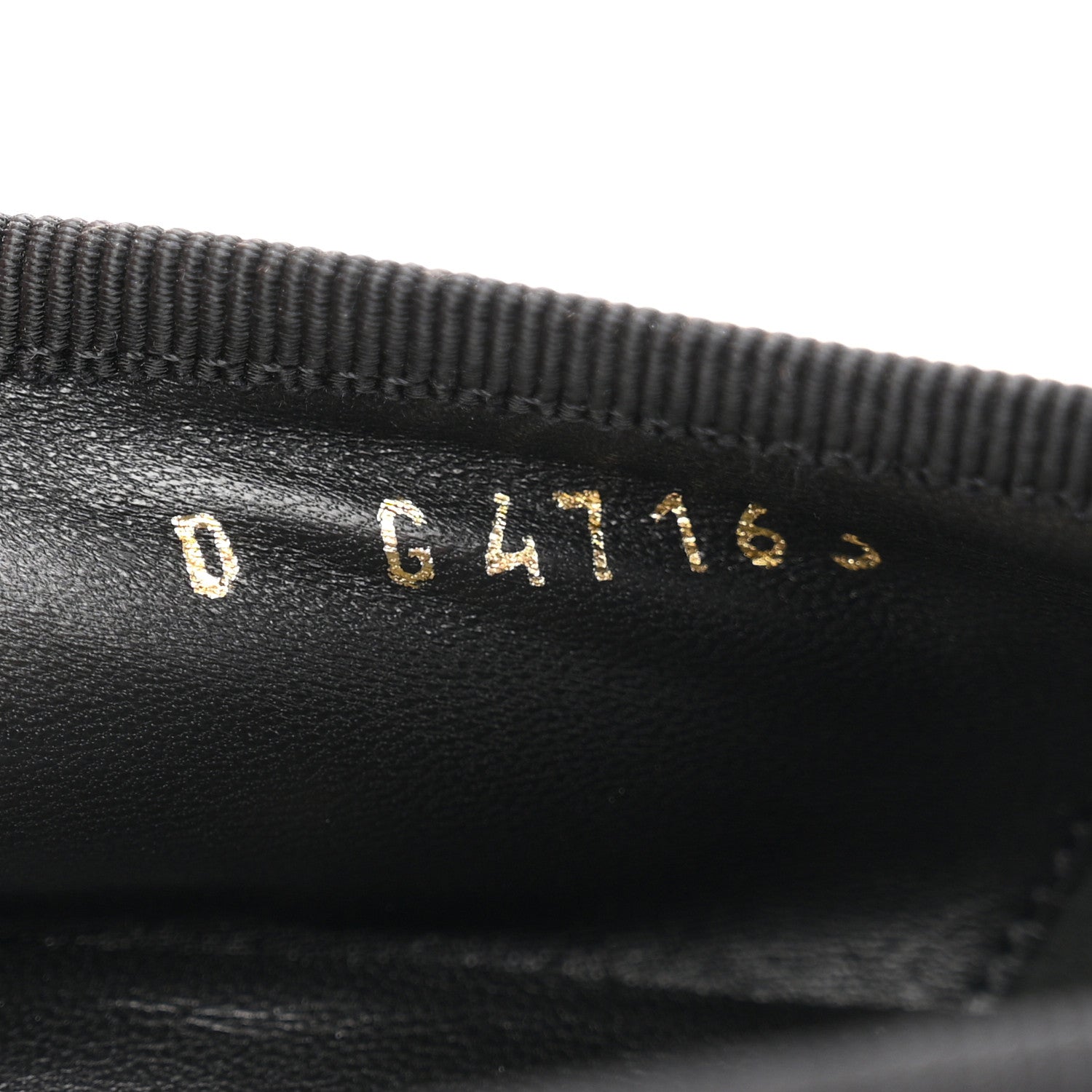 Chanel Lambskin Quilted CC Cambon Ballet Flats 37.5 Black White 9 of 10