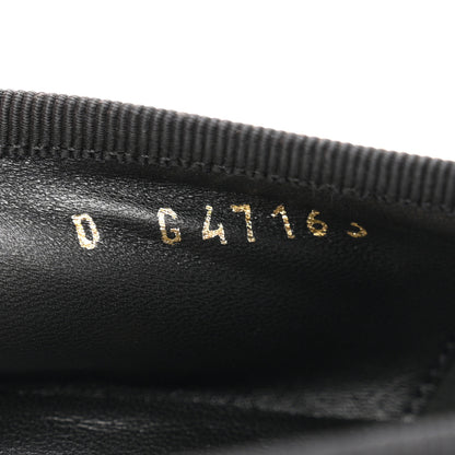 Chanel Lambskin Quilted CC Cambon Ballet Flats 37.5 Black White 9 of 10