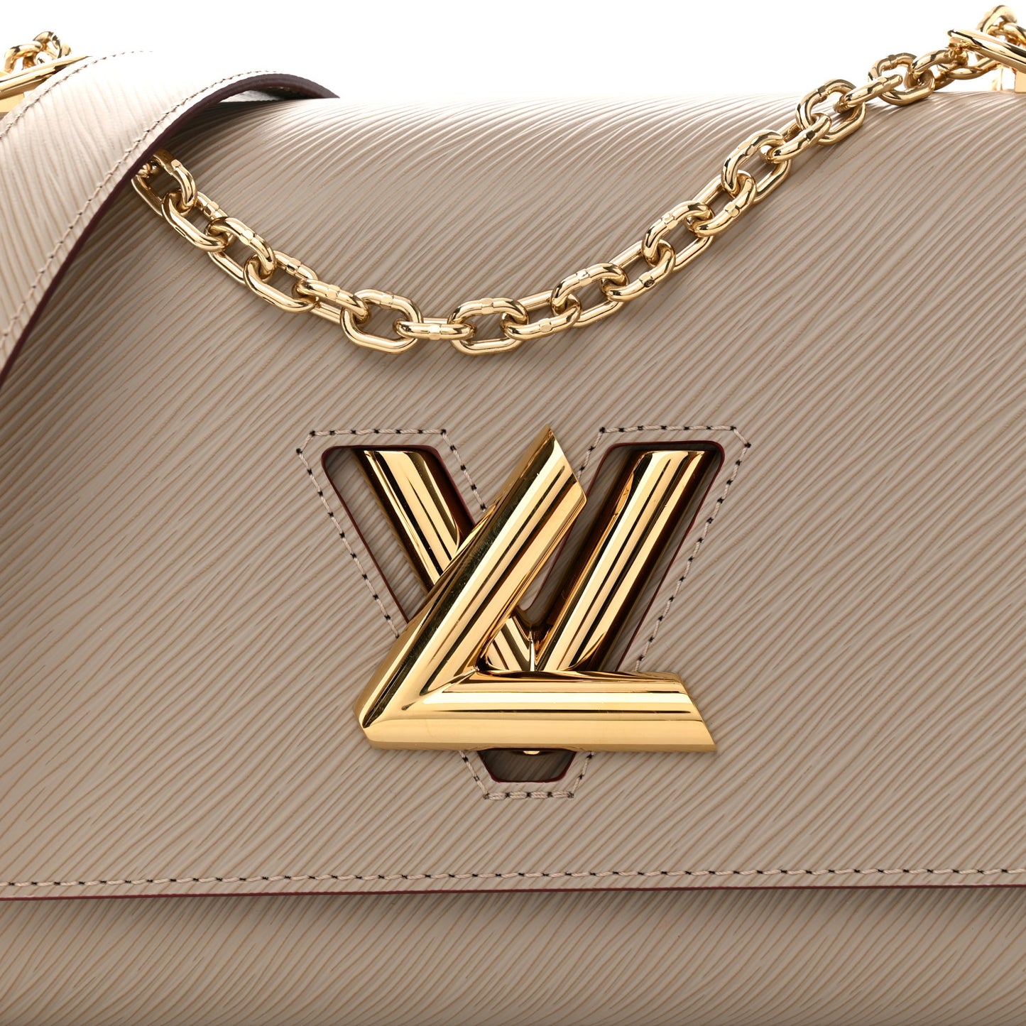 Epi Twist Shoulder Bag MM Galet Galet