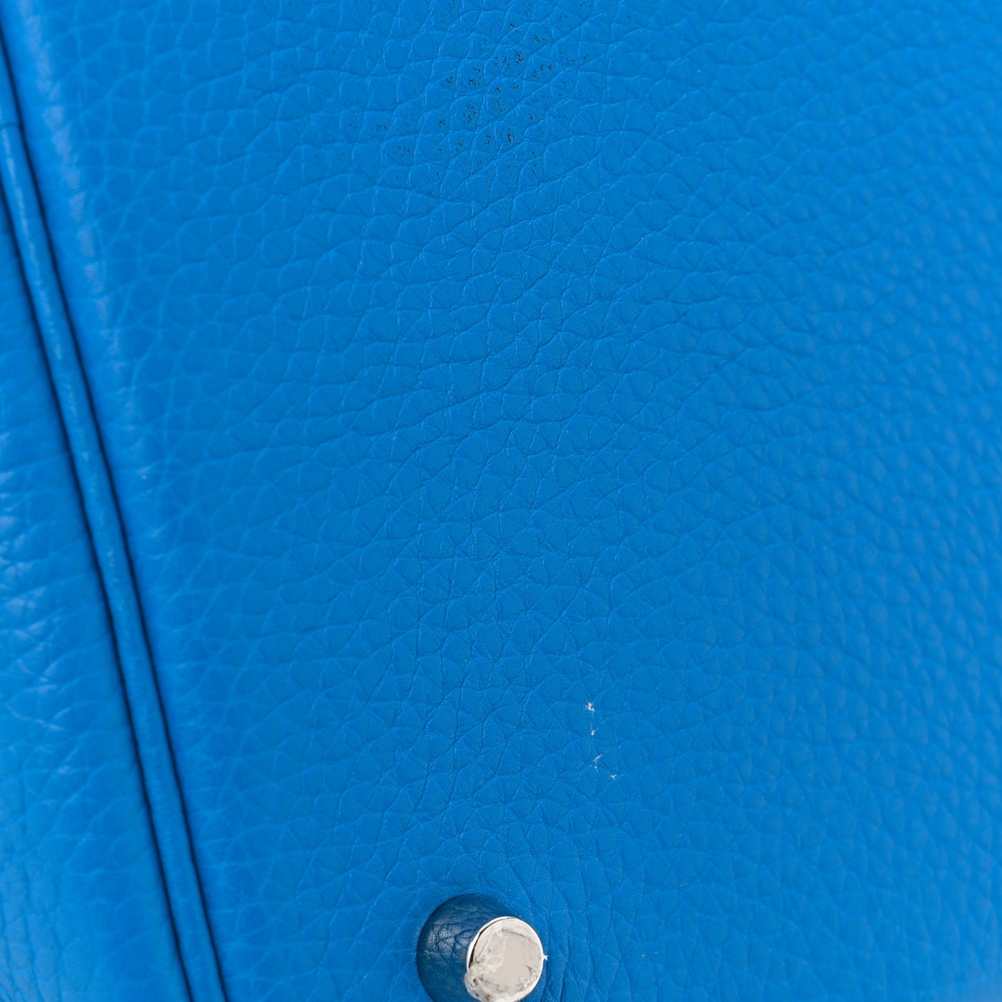 Taurillon Clemence Picotin Lock 22 MM Bleu Zanzibar