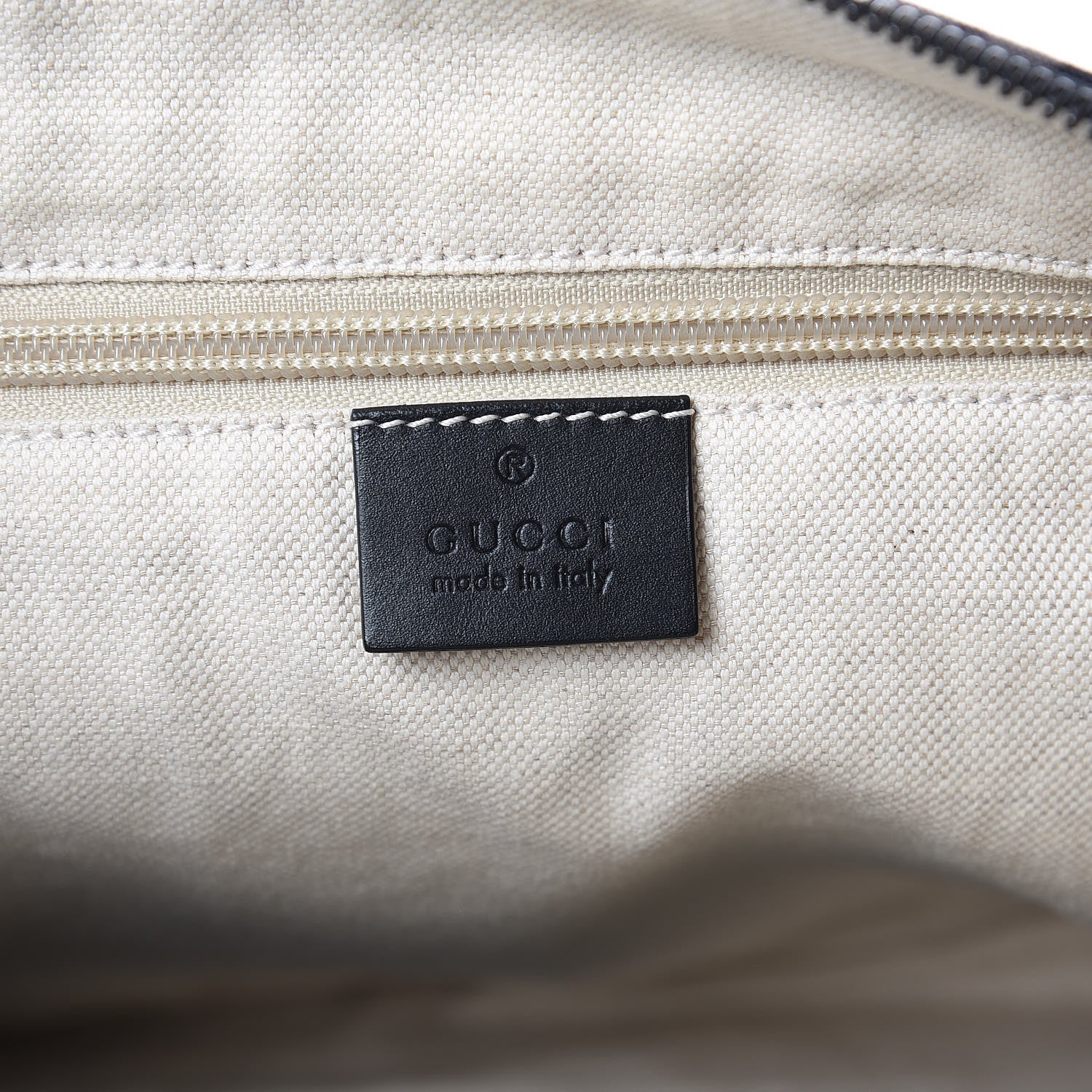 Gucci Canvas Leopard Print Clutch Grey 6 of 9