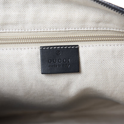 Gucci Canvas Leopard Print Clutch Grey 6 of 9