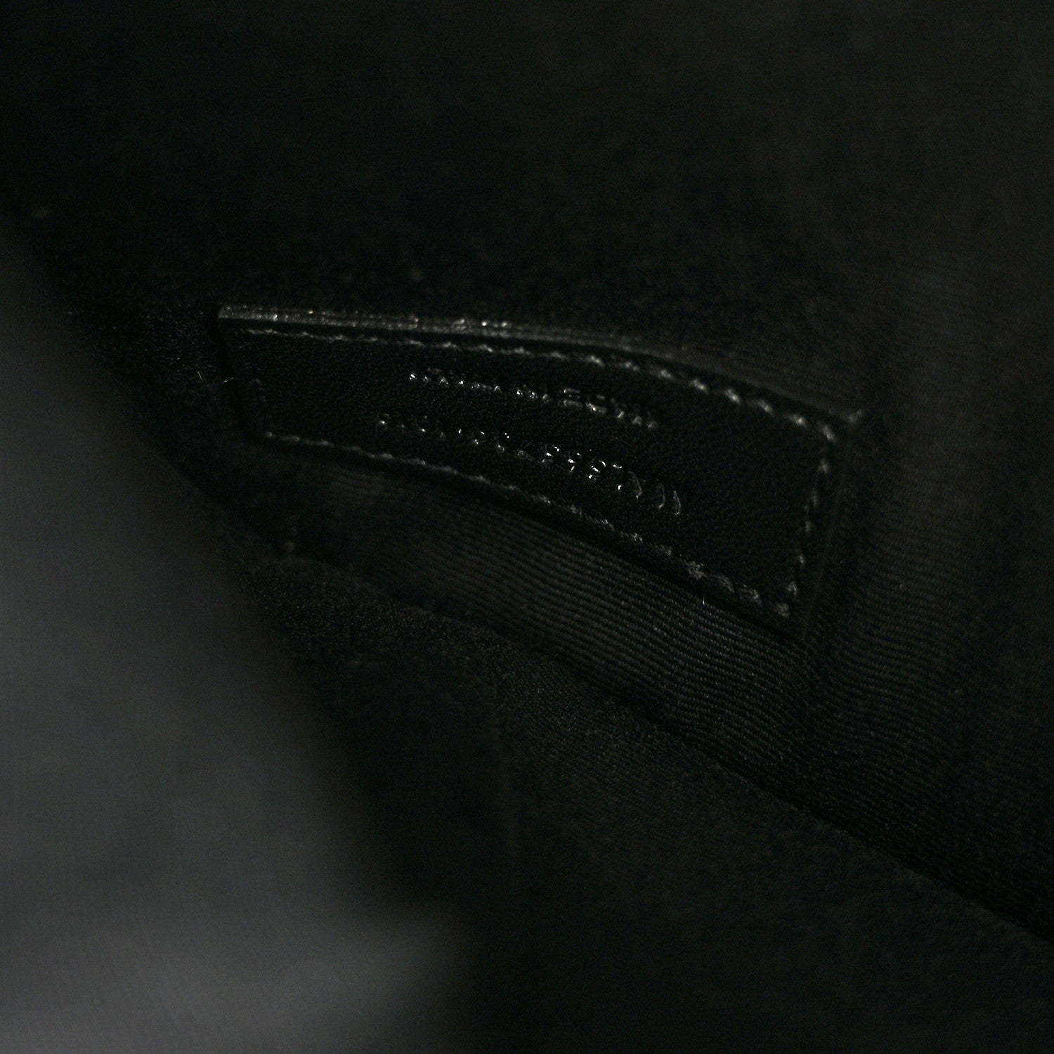 Saint Laurent Smooth Shiny Calfskin Uptown Pouch Black 7 of 8