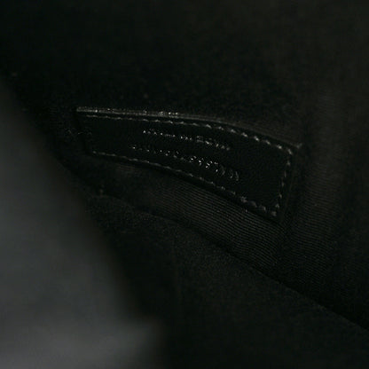 Saint Laurent Smooth Shiny Calfskin Uptown Pouch Black 7 of 8