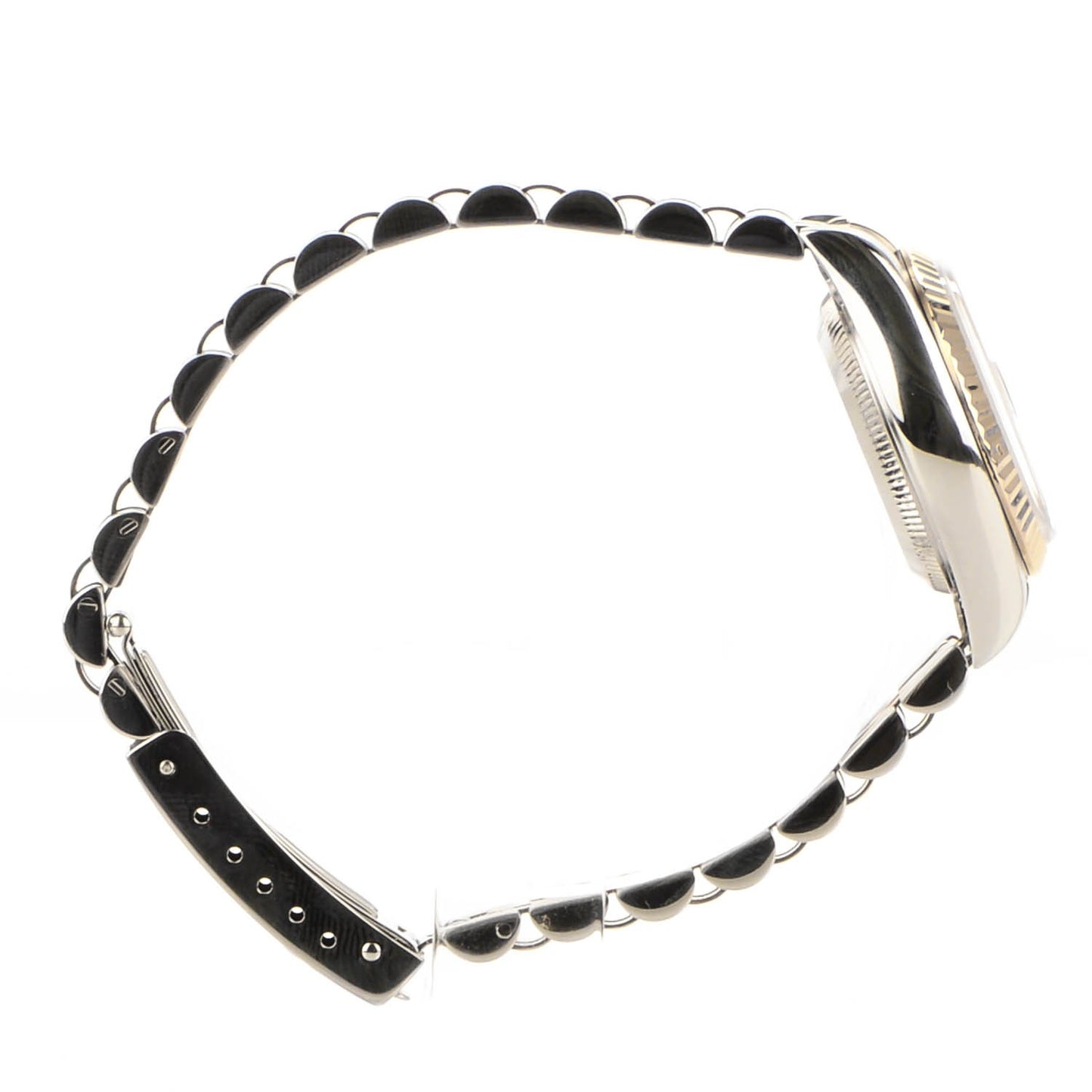 Stainless Steel 18K Yellow Gold Diamond 26mm Oyster Perpetual Datejust Watch Silver 79173