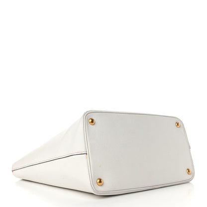 Prada Saffiano Cuir Front Pocket Tote Talco 3 of 4