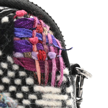 Chanel Tweed Lambskin Girl Shoulder Bag Multicolor Black 7 of 9