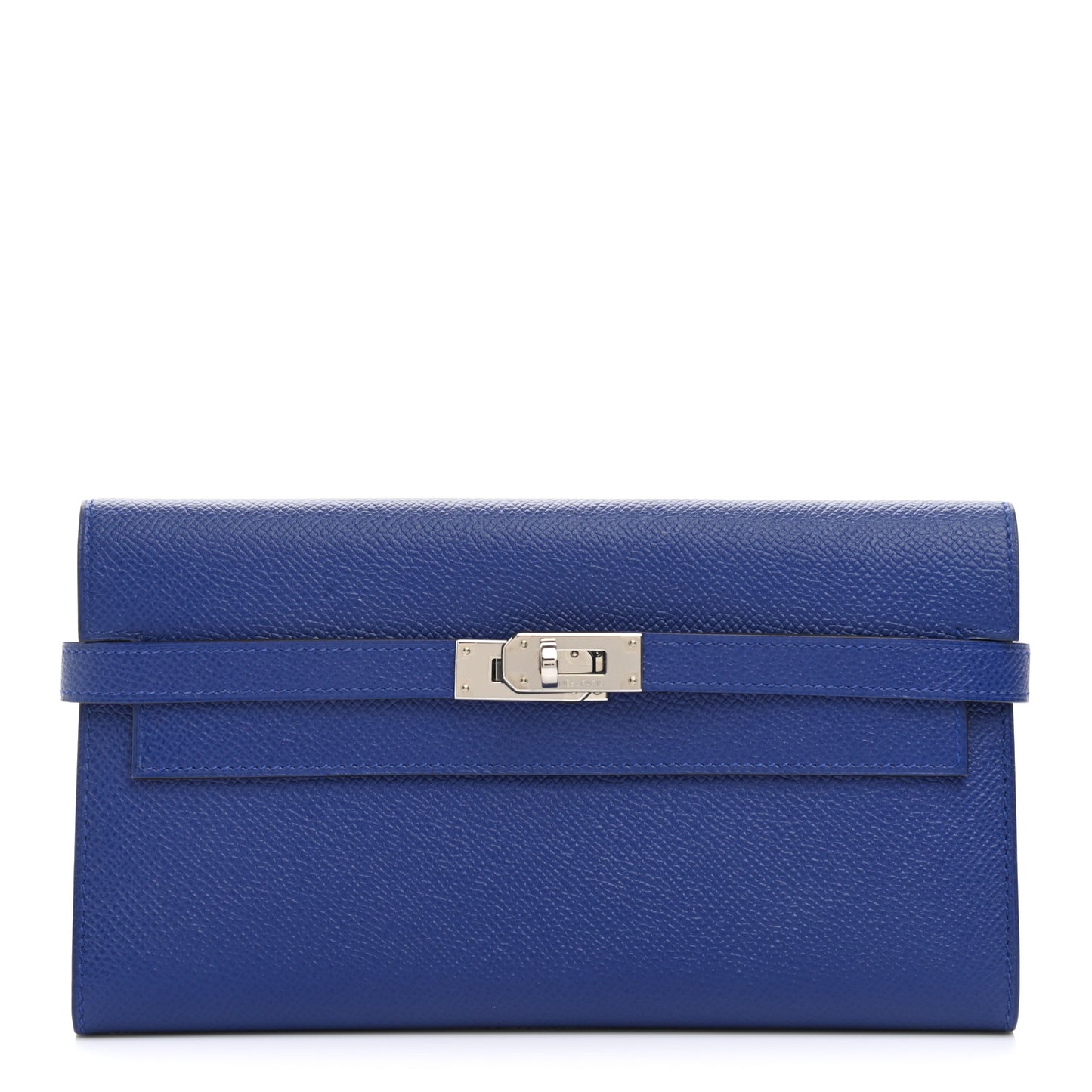 Epsom Kelly Longue Wallet Bleu Electrique