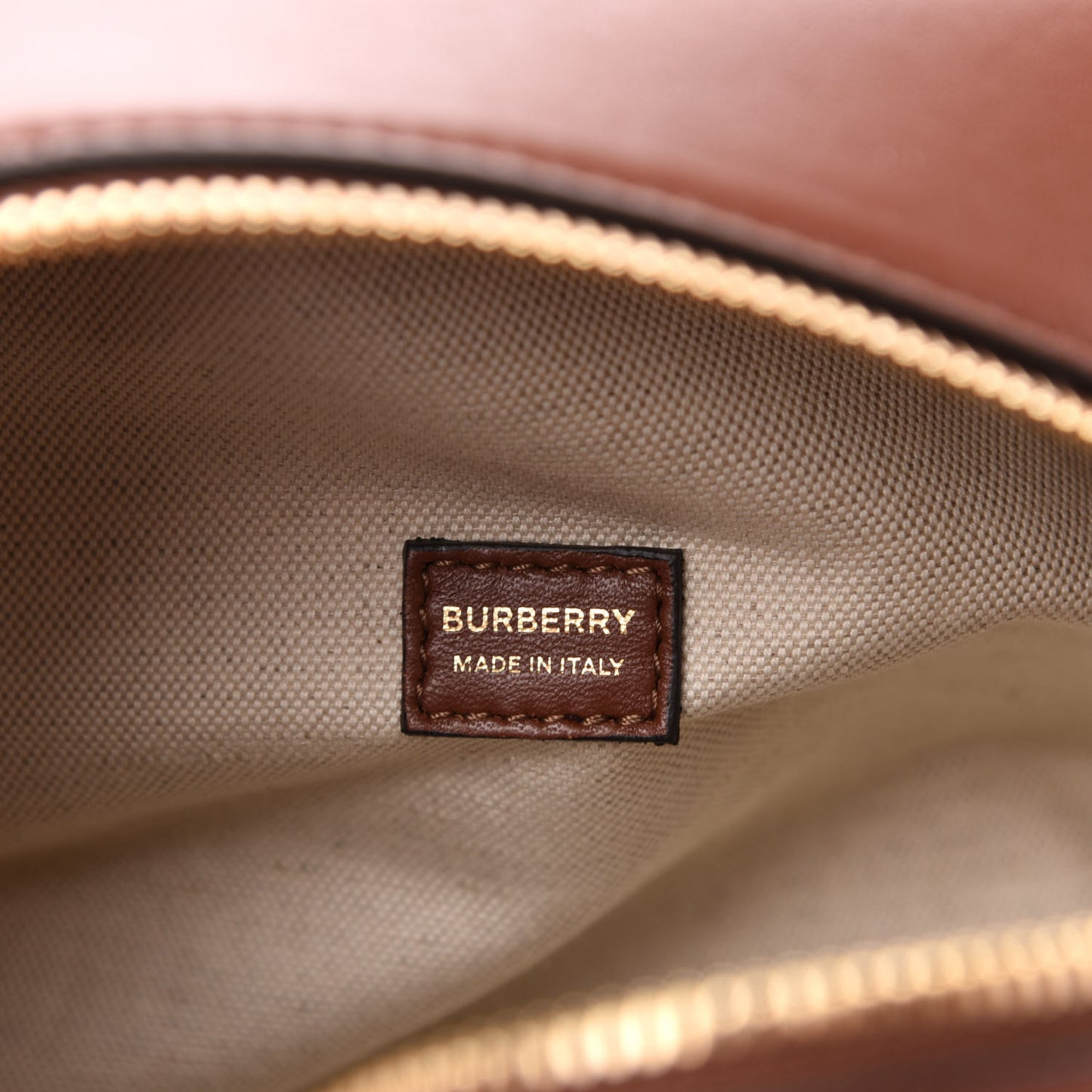 Lambskin Quilted Two-Tone Small Double Cube Bag White Tan