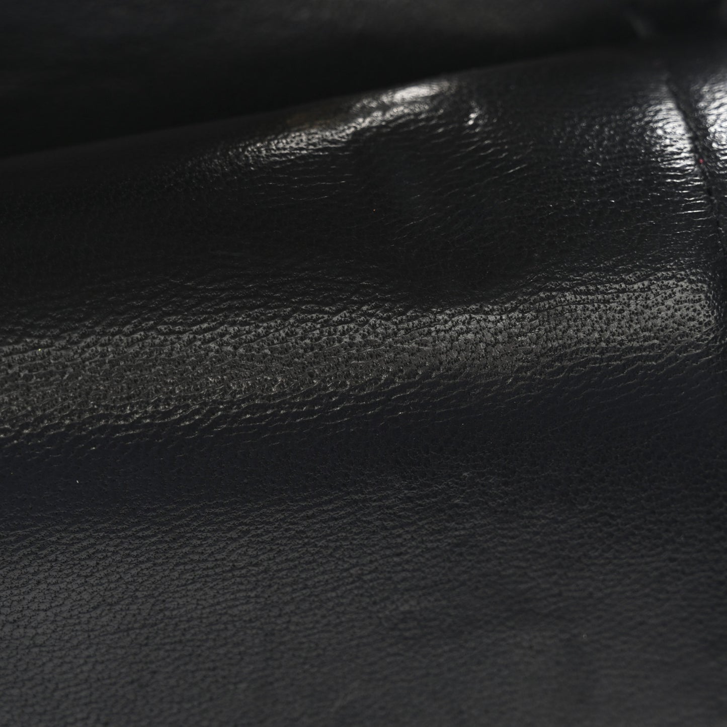 Lambskin Quilted Small Double Flap Black