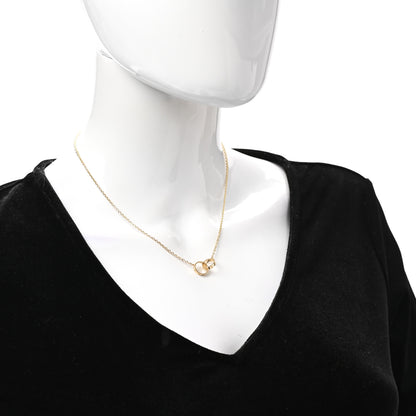 Cartier 18K Yellow Gold Interlocking LOVE Necklace 2 of 8