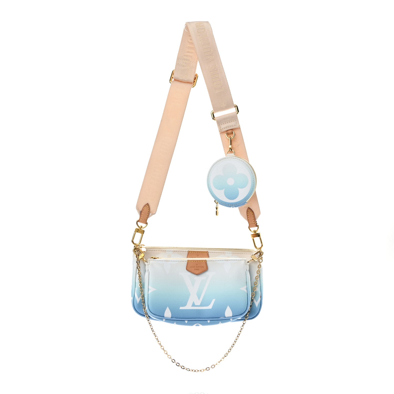 Louis Vuitton Monogram Giant By The Pool Multi Pochette Accessories Blue 1 of 18