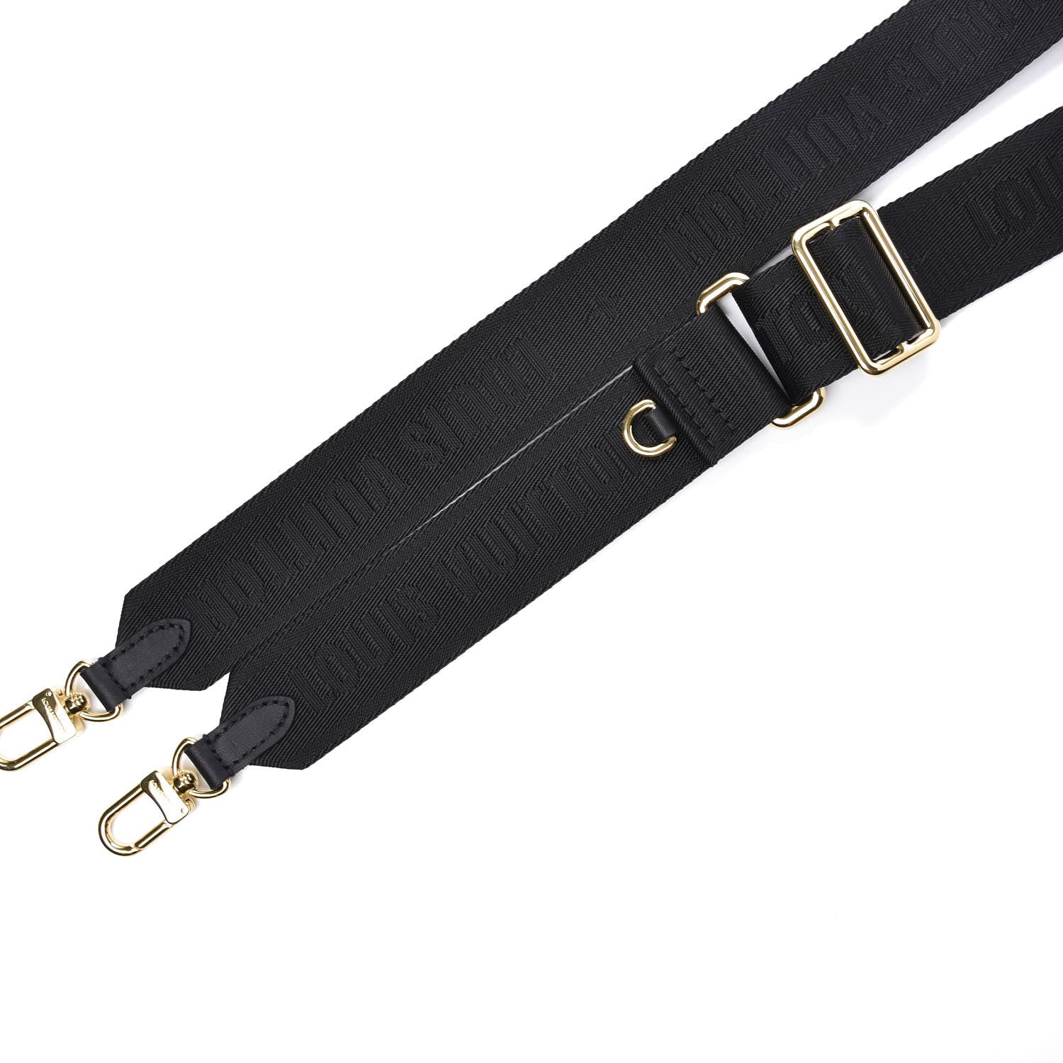 Louis Vuitton Nylon Petite Malle Souple Shoulder Strap Black 4 of 5