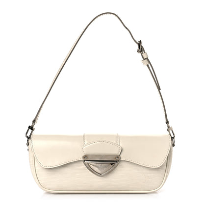 Louis Vuitton Epi Montaigne Clutch Ivory 1 of 10