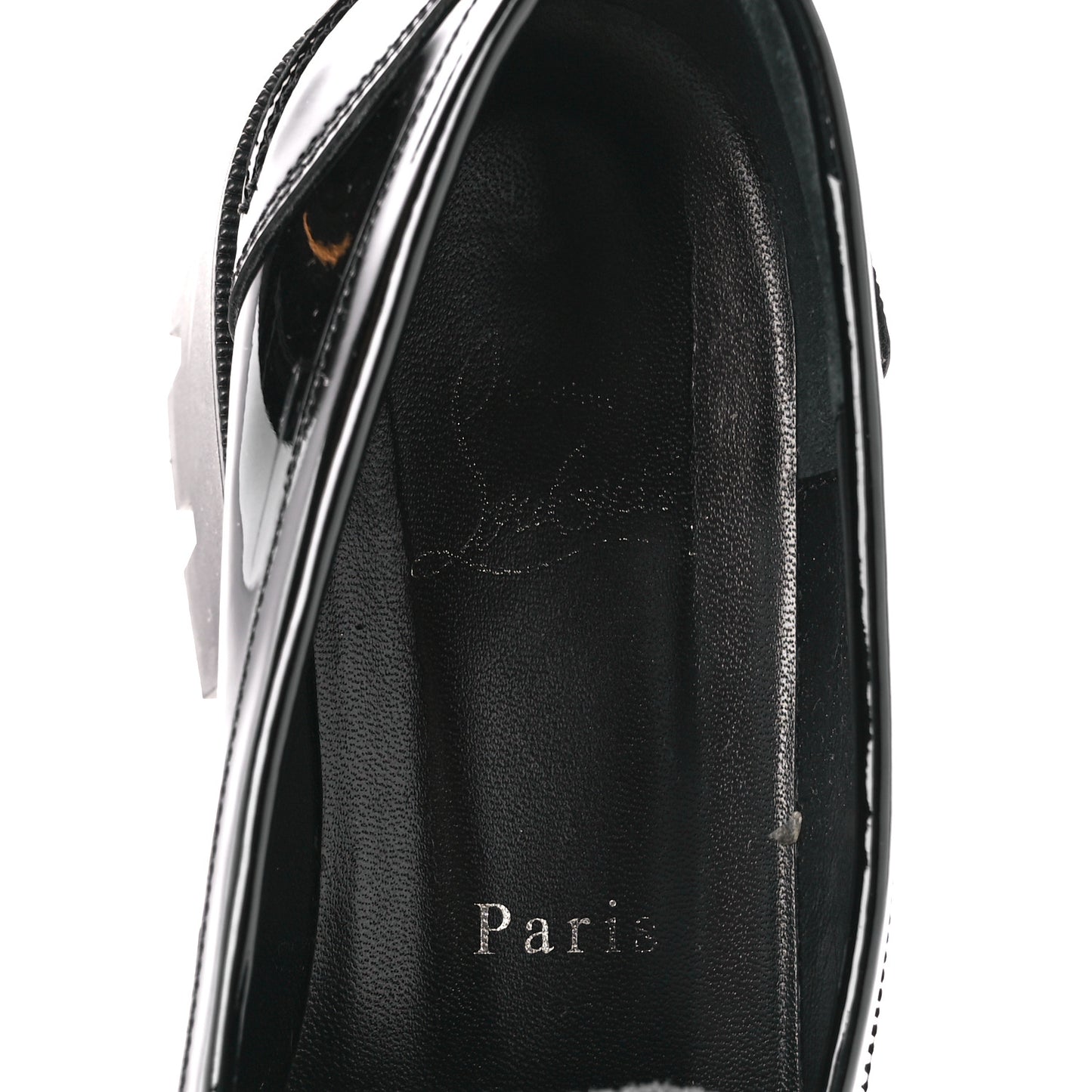Patent Daisy Loafers 38 Black