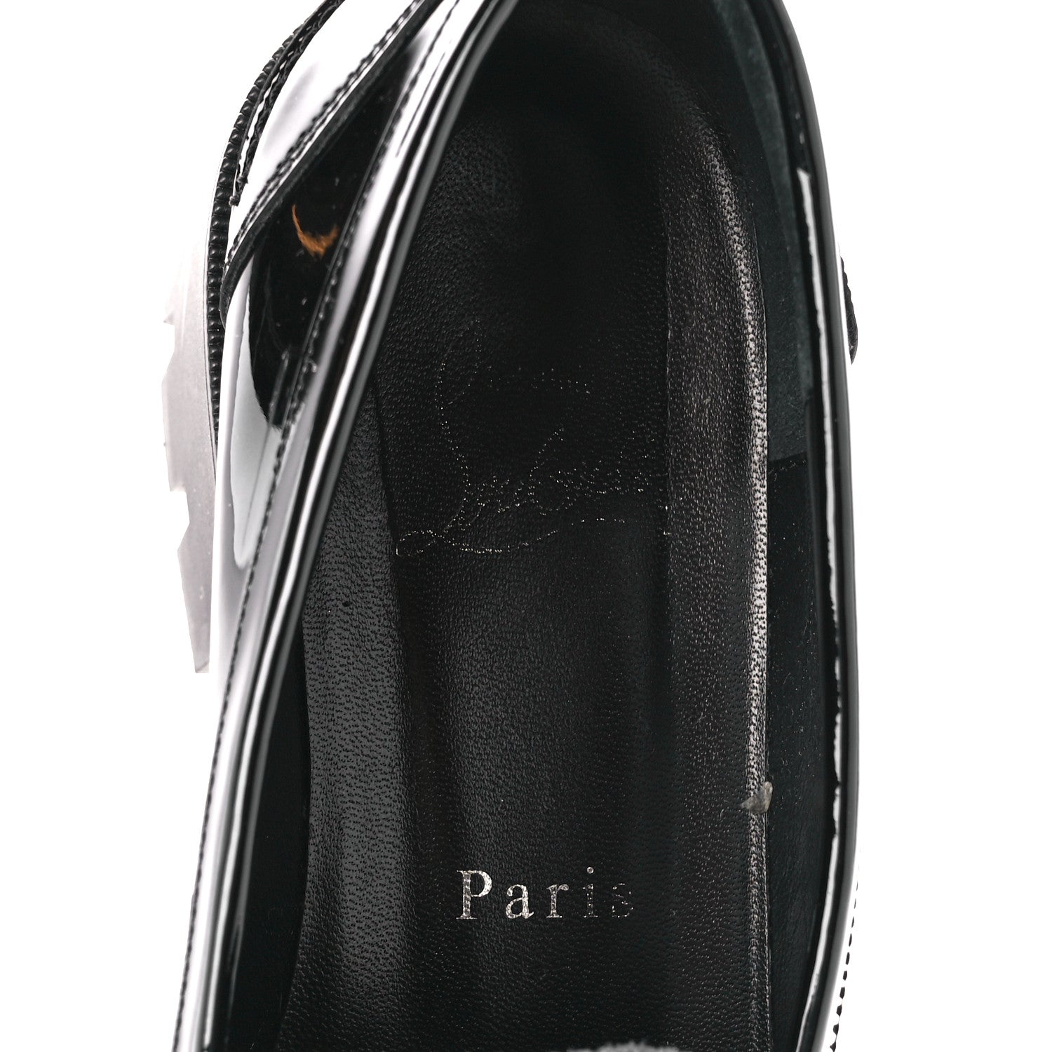 Christian Louboutin Patent Daisy Loafers 38 Black 8 of 9