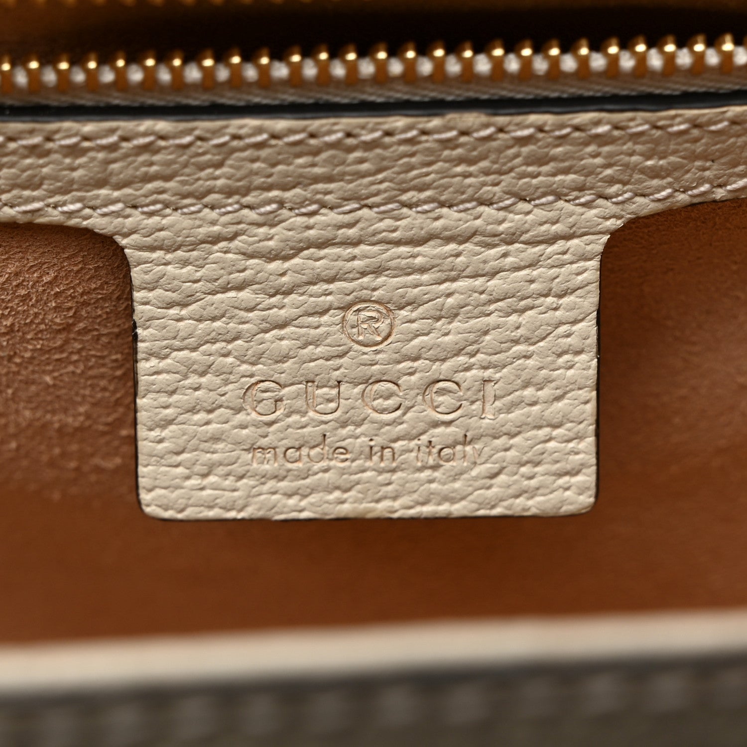 Gucci Textured Calfskin Small Ophidia Flap Messenger Bag Mystic White 6 of 13