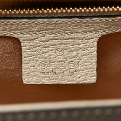 Gucci Textured Calfskin Small Ophidia Flap Messenger Bag Mystic White 6 of 13