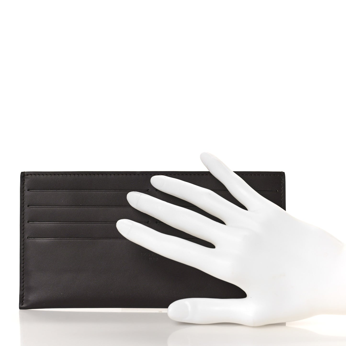 Calfskin Felicie Card Holder Insert Amarante