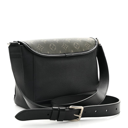 Louis Vuitton Grained Calfskin Monogram Pulse Messenger Khaki Black 3 of 10