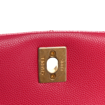 Chanel Caviar Quilted Medium Fashion Therapy Flap Bag Pink 11 of 11