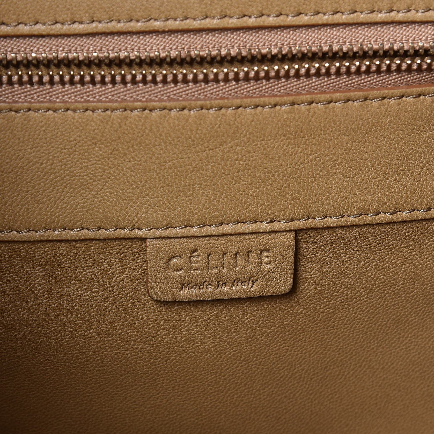 Celine Lambskin Vertical Cabas Beige 8 of 14