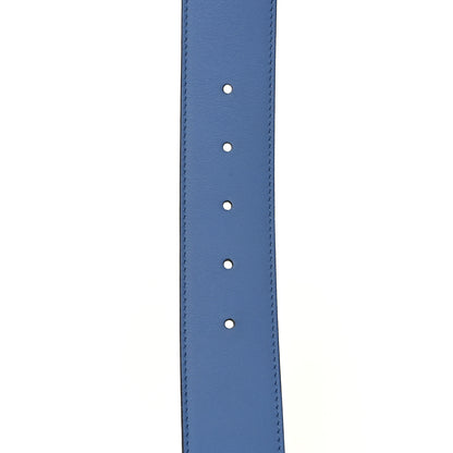 Gucci Calfskin Double G 40mm Belt 90 36 Clear Sky Blue 5 of 6