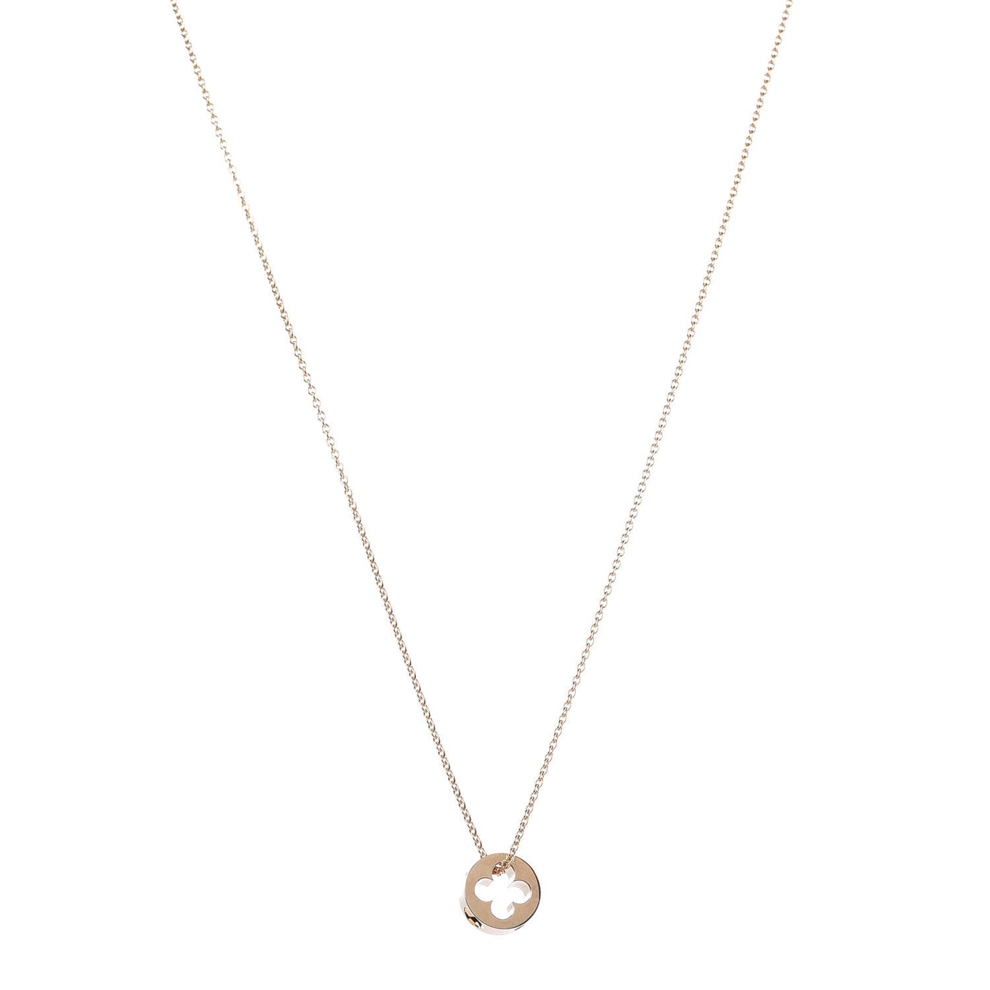 18K Yellow Gold Empreinte Pendant Necklace