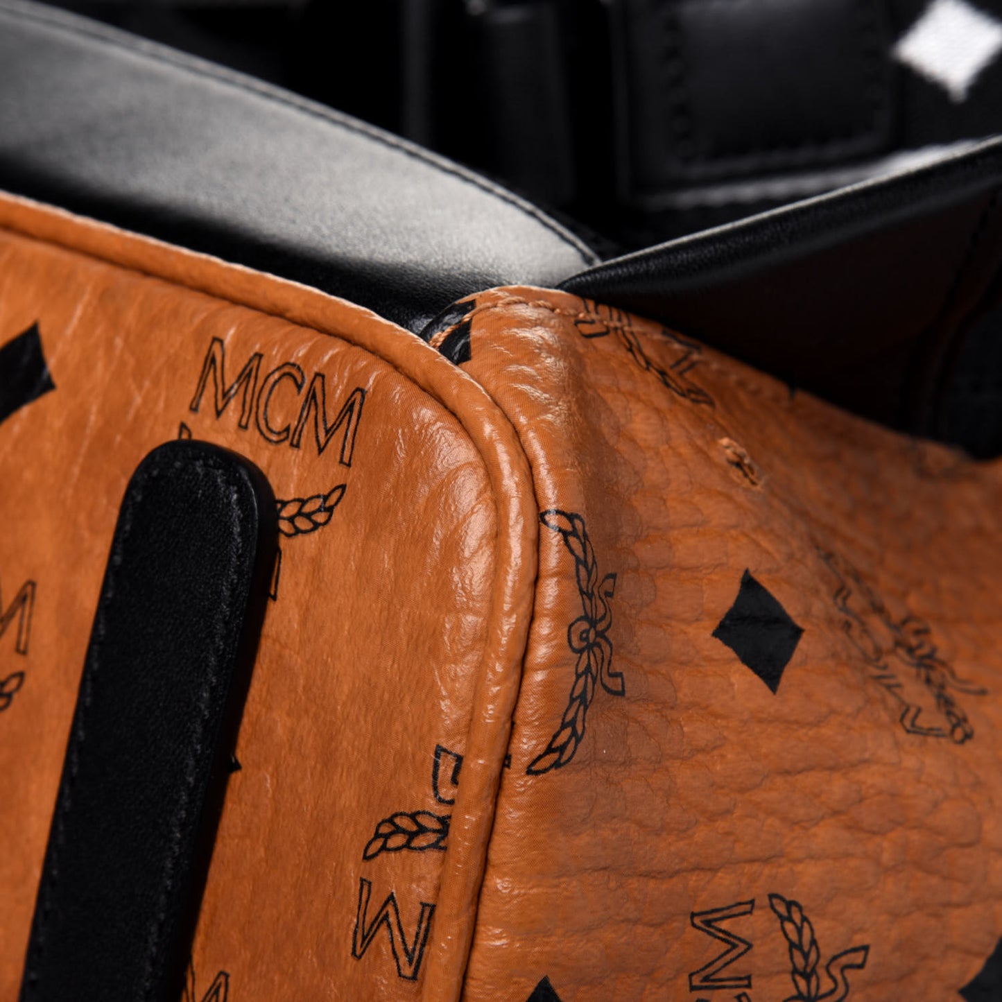 Visetos Raymonde Two Pocket Backpack Cognac