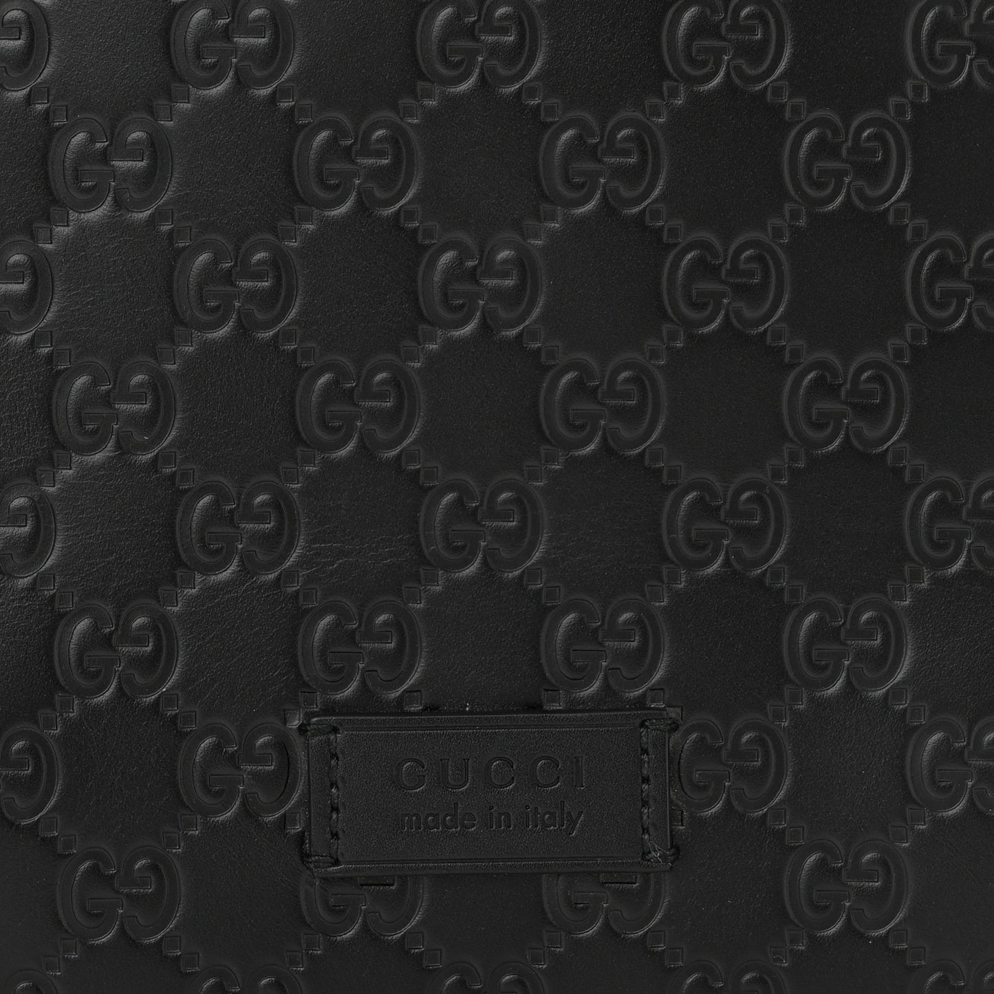 Guccissima Flap Messenger Bag Black