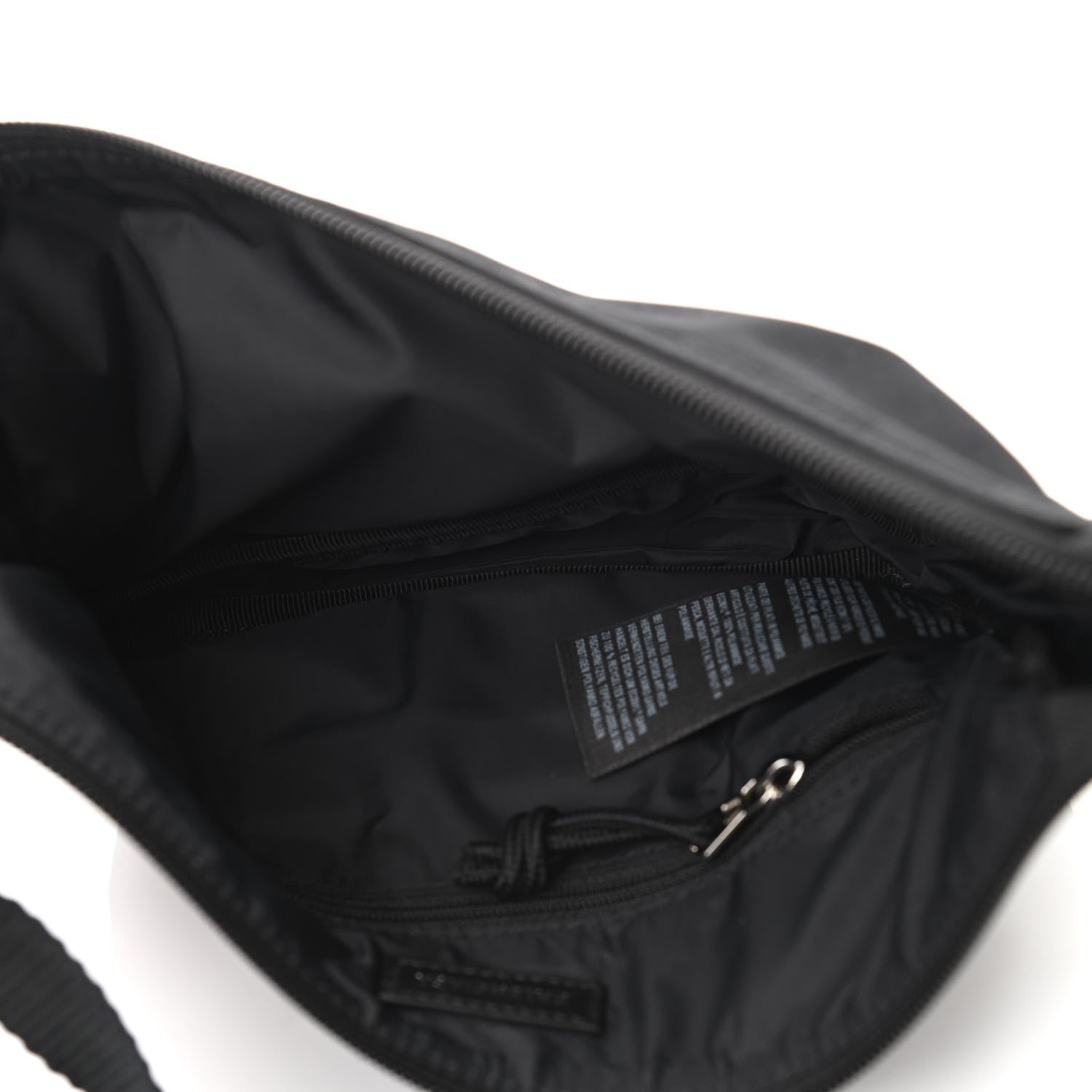 Balenciaga Recycled Sport Nylon Logo Embroidered Wheel Sling Bag Black Candy Pink 5 of 10