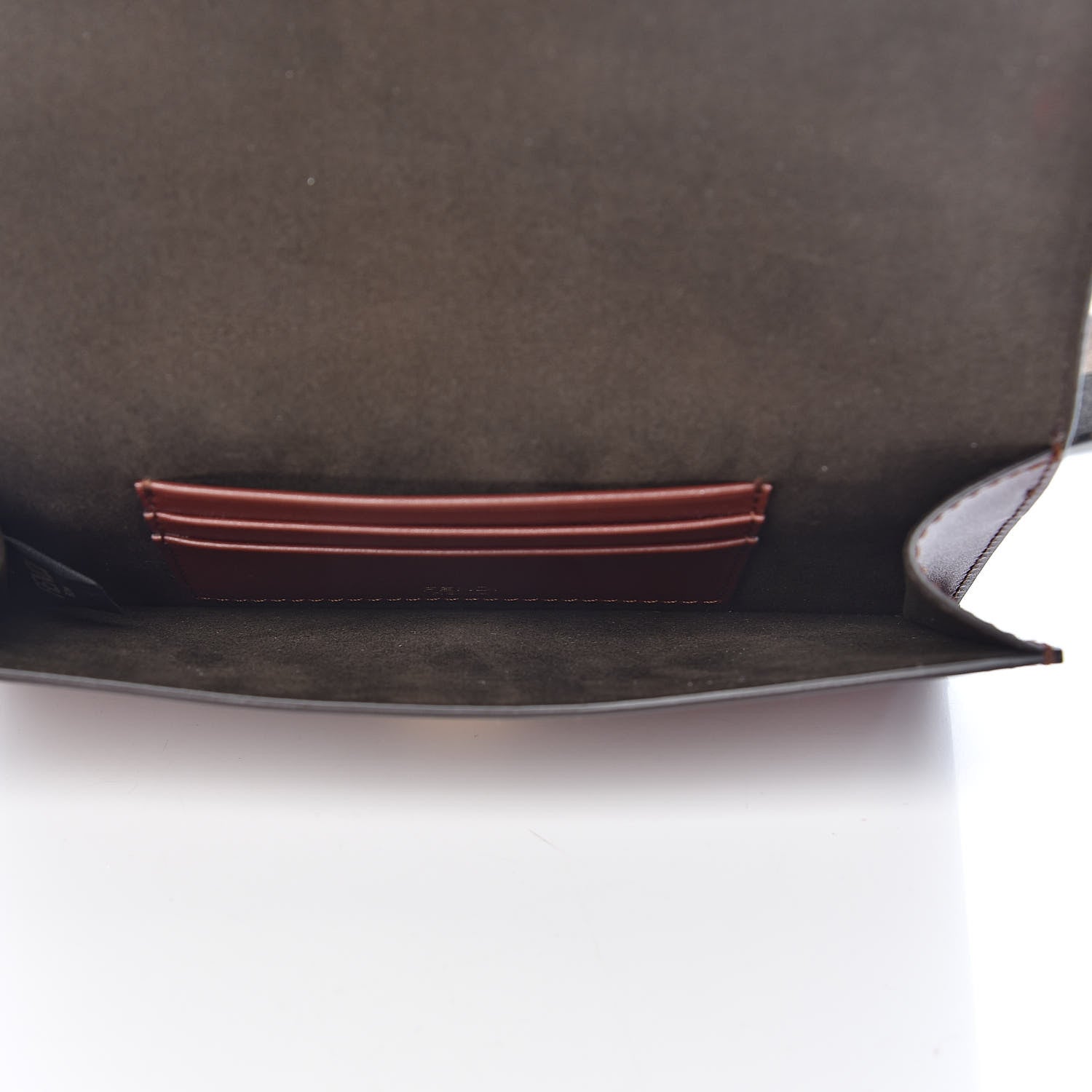 Fendi Vitello King Mini Flat Baguette Praline 5 of 10