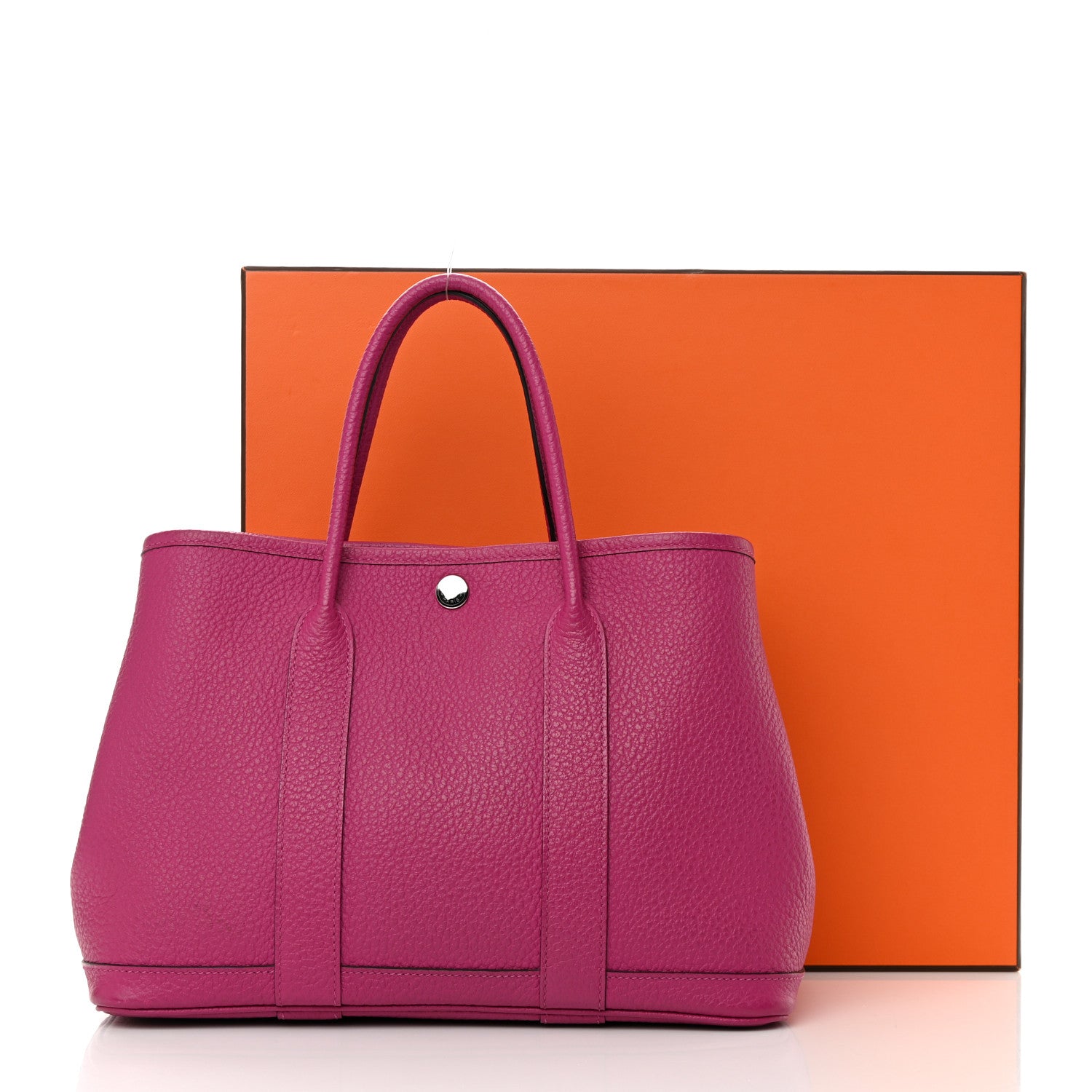 Hermes Vache Country Garden Party 30 TPM Rose Pourpre 16 of 16