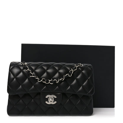 Chanel Lambskin Quilted Small Double Flap Black 11 of 11