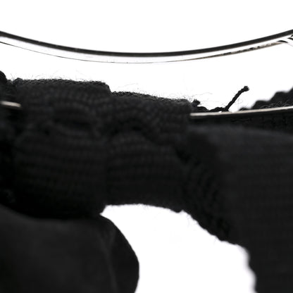 Chanel Grosgrain Bow CC Hair Clip Black 4 of 4