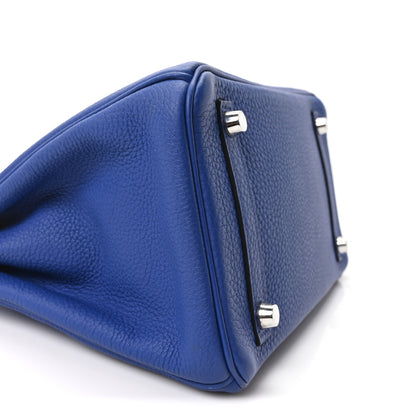 Hermes Togo Birkin 25 Bleu Electrique 8 of 10