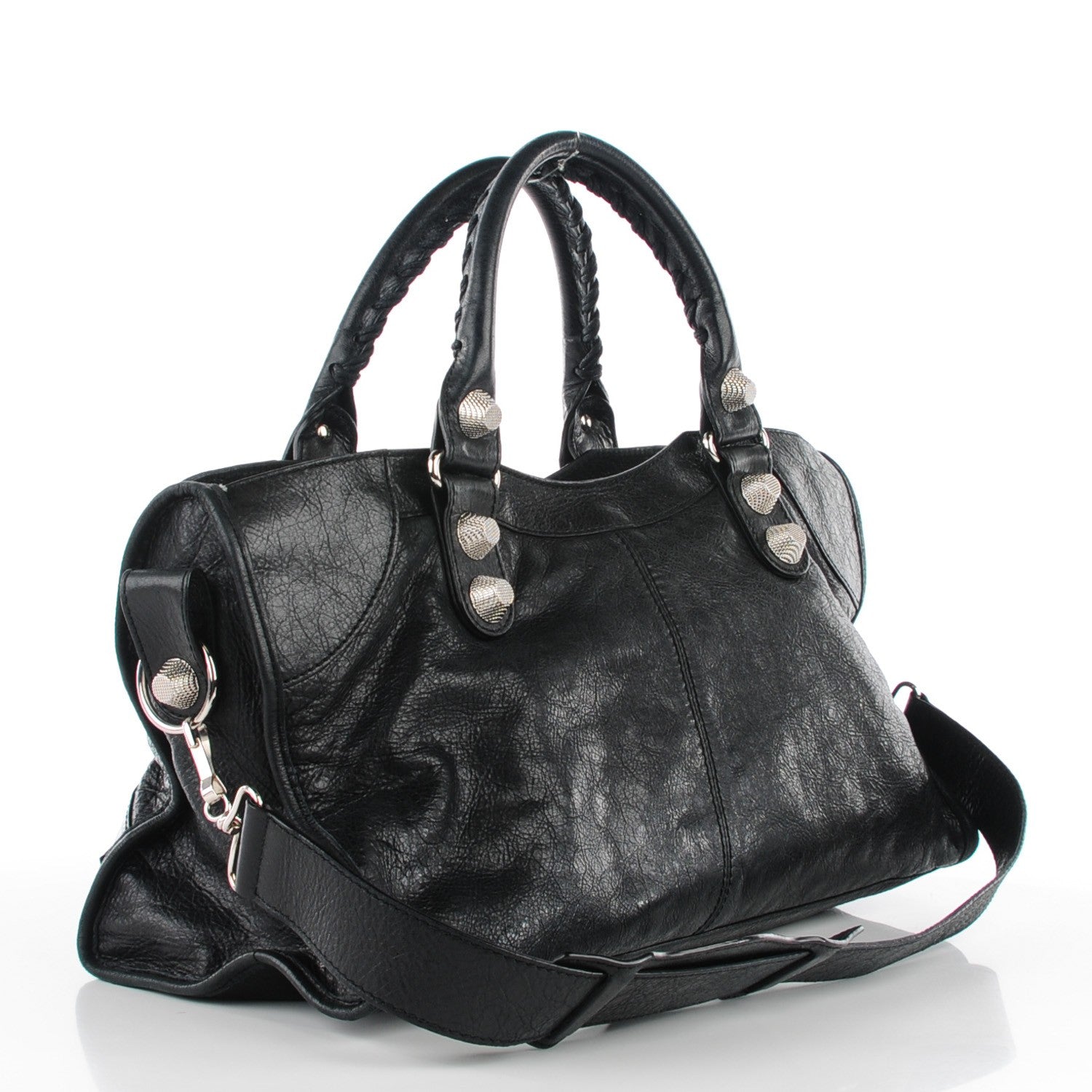 Balenciaga Agneau Giant 21 Silver Hardware Part Time Black 3 of 12