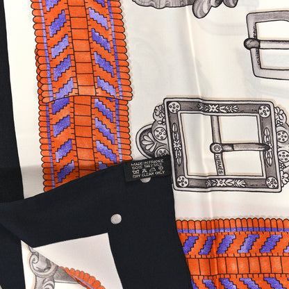Hermes Silk Boucles Et Galons Du Tsar Scarf 70 3 of 3