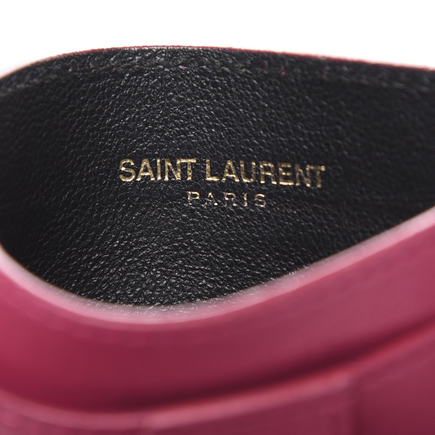 Saint Laurent Calfskin Classic Y Wallet Fuchsia 6 of 7