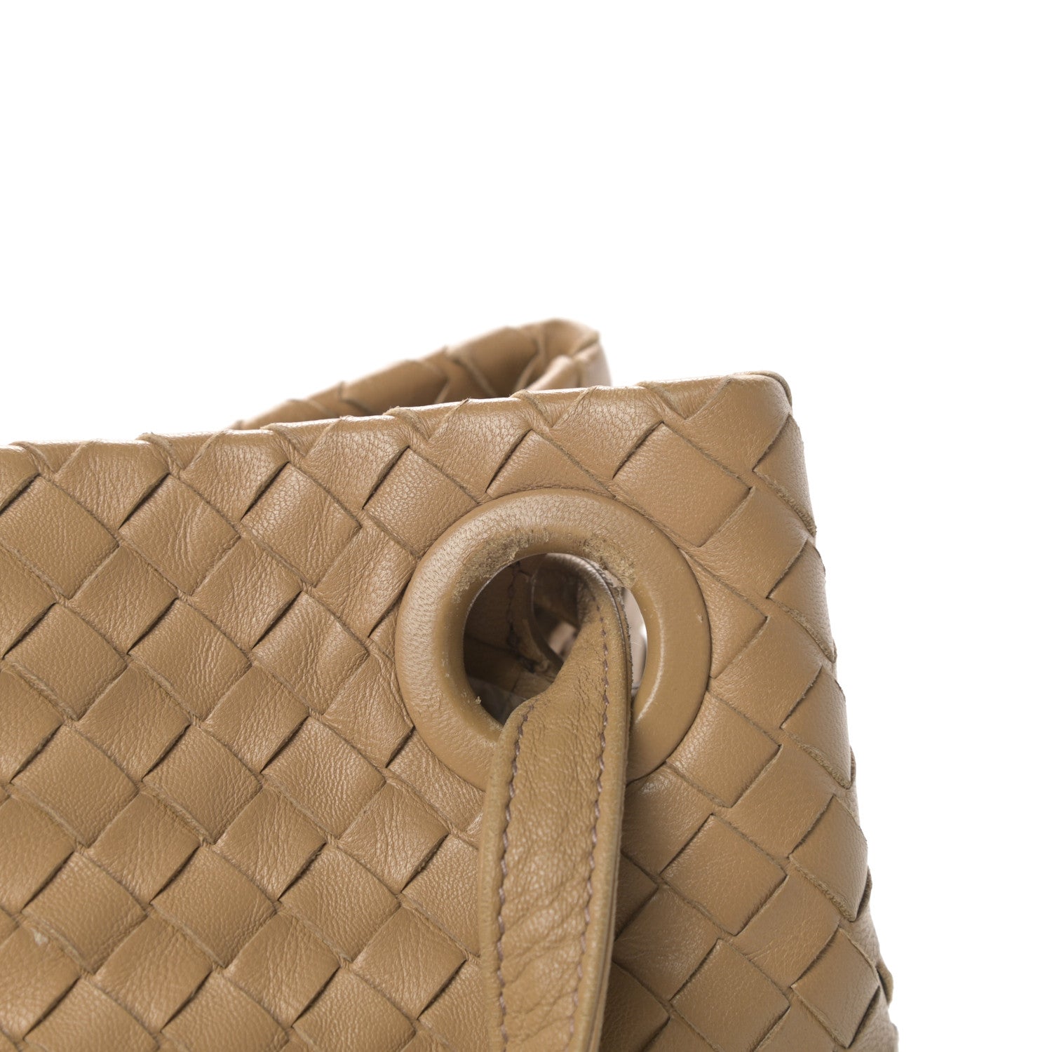 Bottega Veneta Nappa Intrecciato Garda Shoulder Bag Camel 14 of 15