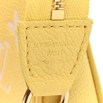 Louis Vuitton Empreinte Monogram Mini Pochette Accessories Lemon Curd Yellow 6 of 9