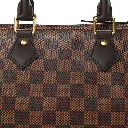Louis Vuitton Damier Ebene Speedy 25 7 of 9