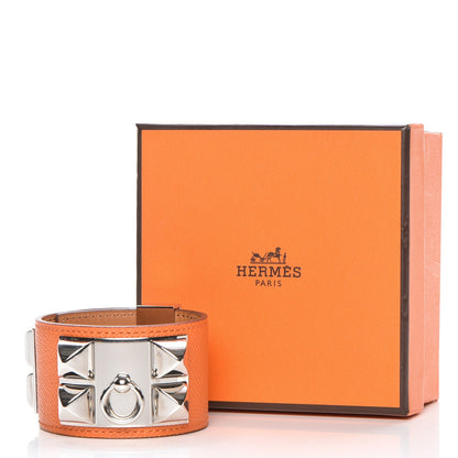 Hermes Epsom Collier de Chien CDC Bracelet S Orange 8 of 8