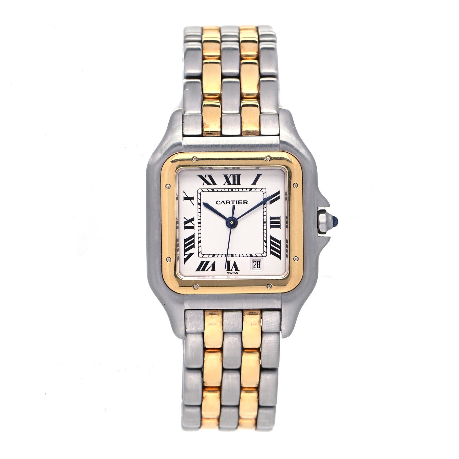 Cartier Stainless Steel 18K Yellow Gold 27mm Panthere Quartz Watch 1 of 4