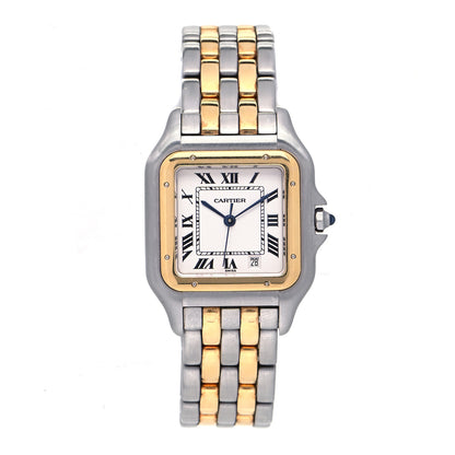 Cartier Stainless Steel 18K Yellow Gold 27mm Panthere Quartz Watch 1 of 4