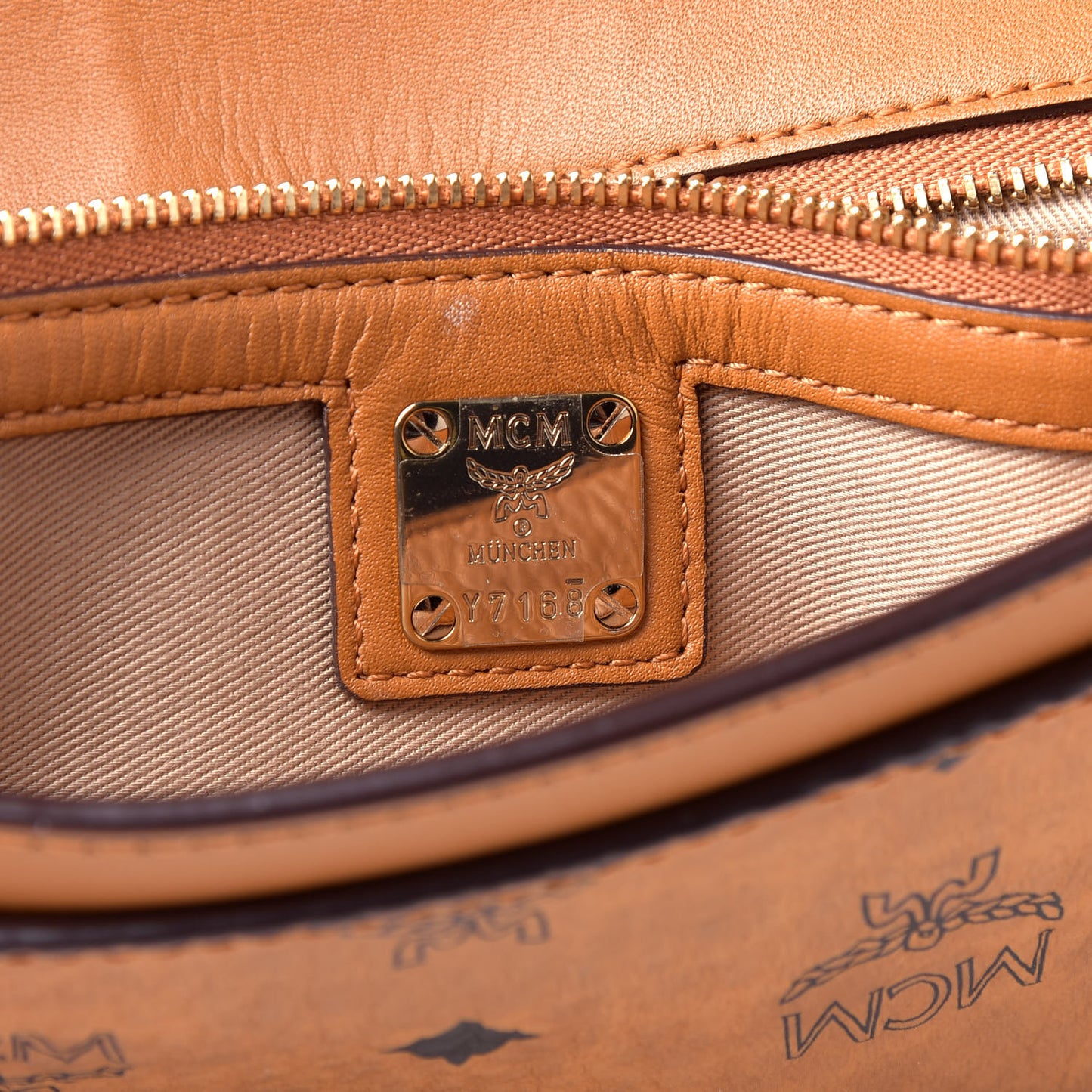 Visetos Millie Wallet On Chain Cognac