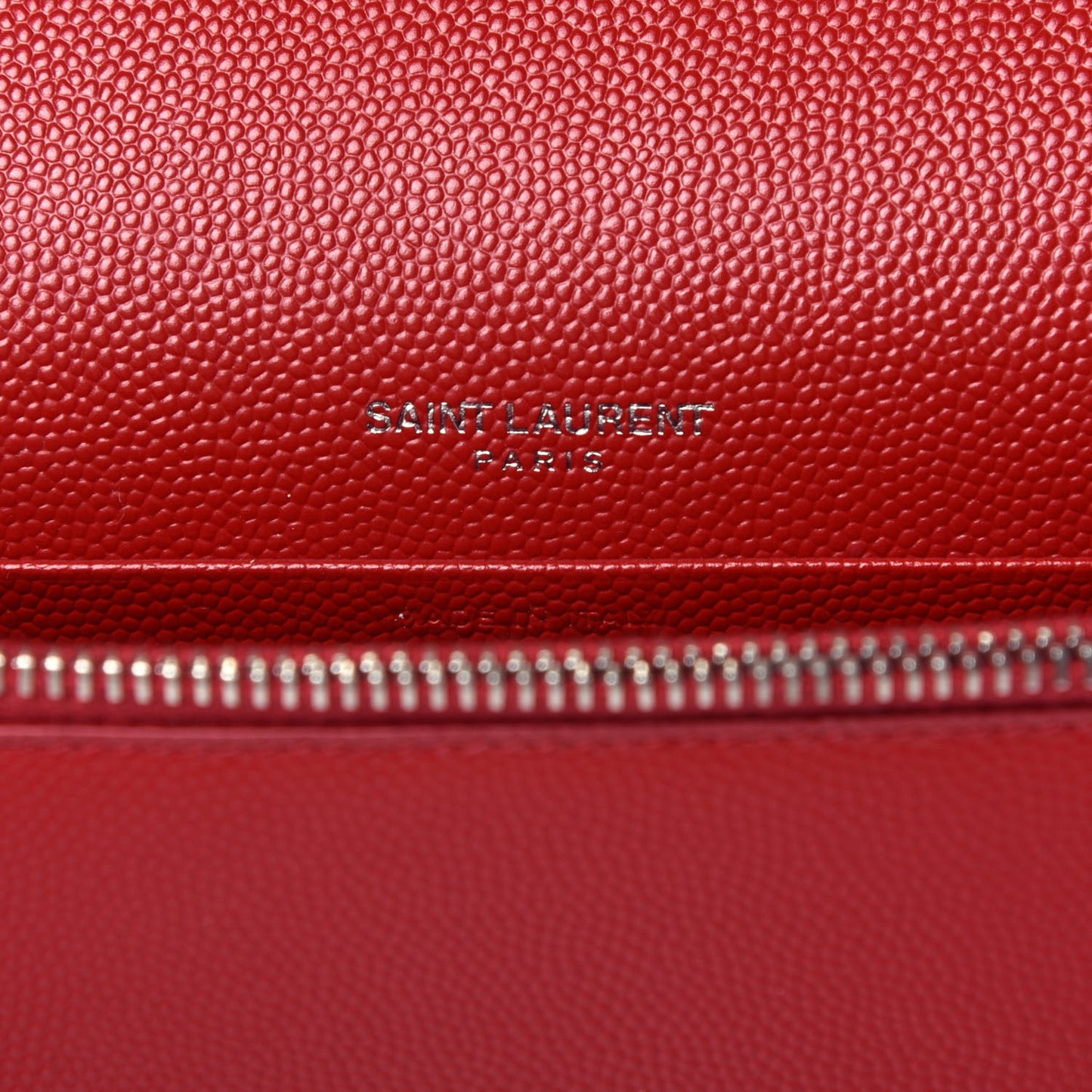Grain De Poudre Classic Monogram Kate Tassel Satchel Red