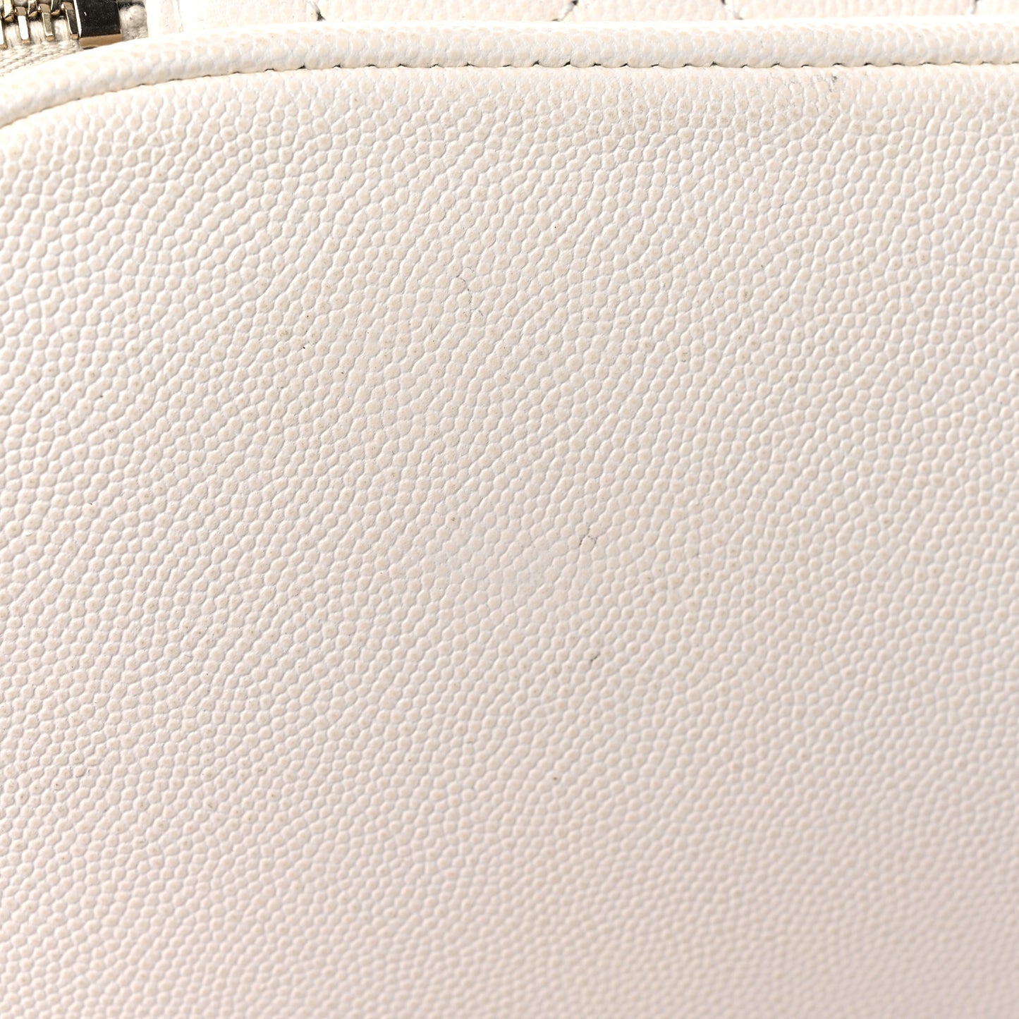 Caviar Quilted Business Affinity Backpack White