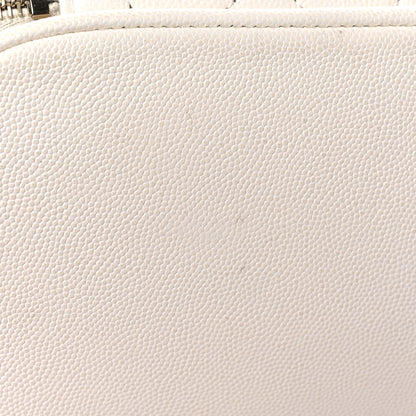 Chanel Caviar Quilted Business Affinity Backpack White 14 of 17